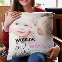 Almohada de lanzamiento para la mejor mamá del mun