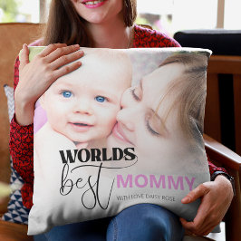 Almohada de lanzamiento para la mejor mamá del mun