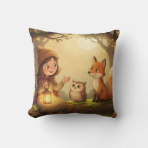 Almohada de lanzamiento para nursery con historia