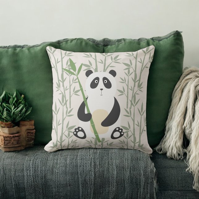 Almohada de lanzamiento para nursery de Panda Lind (Subido por el creador)
