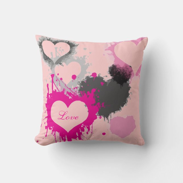 Almohada de lanzamiento personalizable para el Día (Anverso)