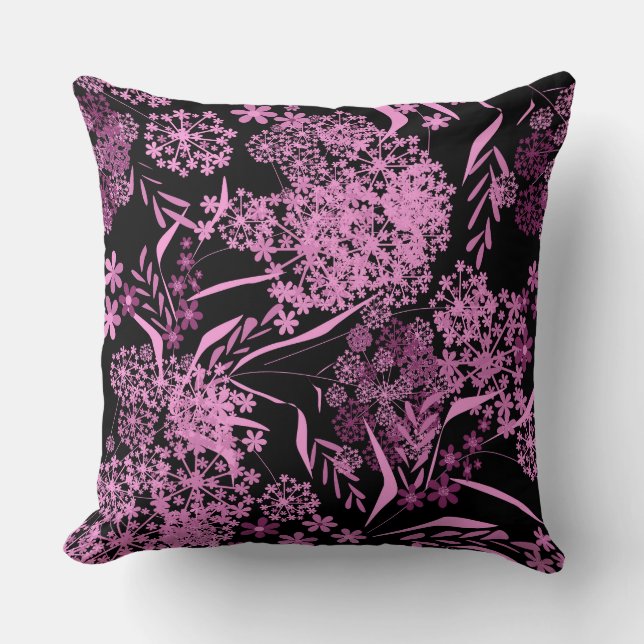 Almohada de lanzamiento rústica retro con estampad (Anverso)