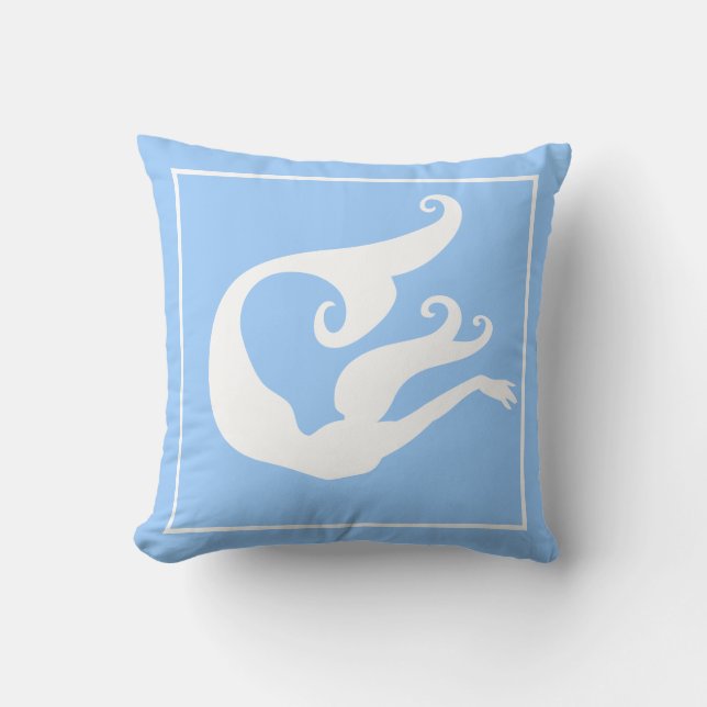 Almohada de lanzamiento Sirena (Anverso)