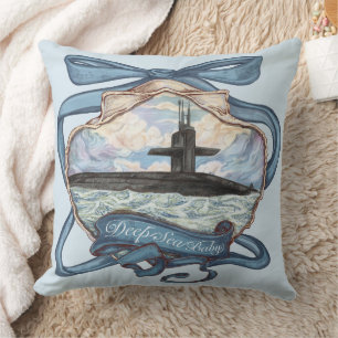 Almohada de lanzamiento submarino Coastal Blues