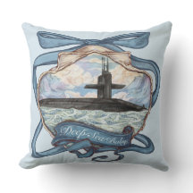 Almohada de lanzamiento submarino Coastal Blues