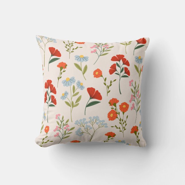 Almohada de lanzamiento Susurros de primavera (Anverso)