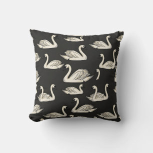 Almohada de lanzamiento Swan Safari - Hogar de car