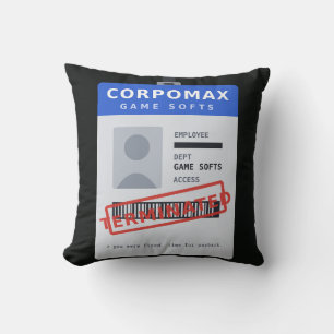 Almohada de lanzamiento terminada de CorpoMax Game