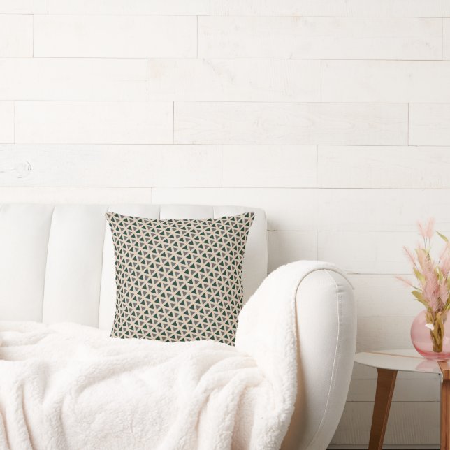 Almohada de lanzamiento triangular geométrica neut (Sofá)