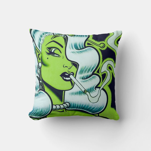 Almohada de lanzamiento Vana DeVinyl™ / Dangerous  (Anverso)