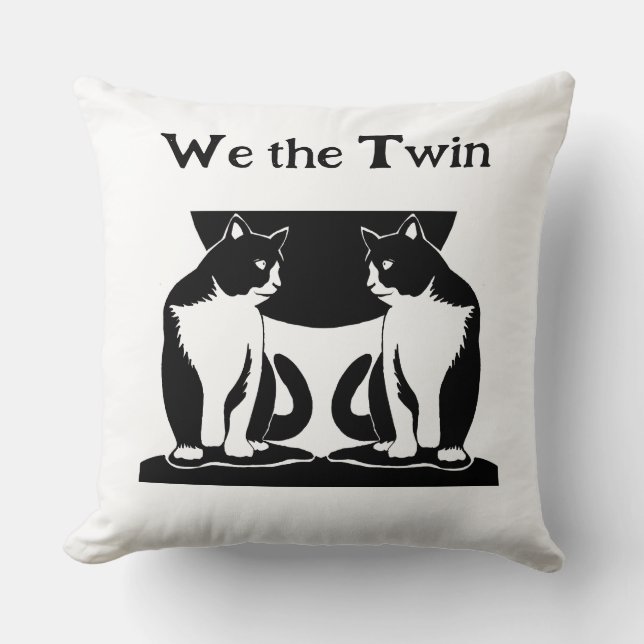 Almohada de lanzamiento We the Twin (Anverso)