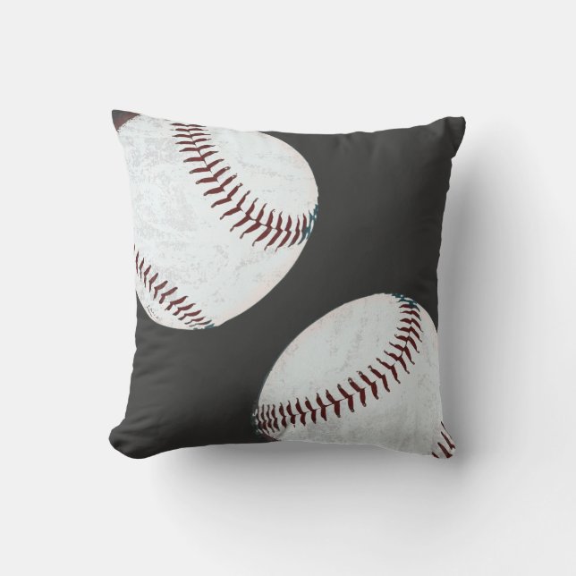 almohada de las bolas del béisbol del grunge (Anverso)