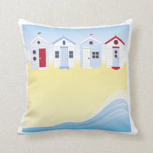 Almohada de las chozas de la playa