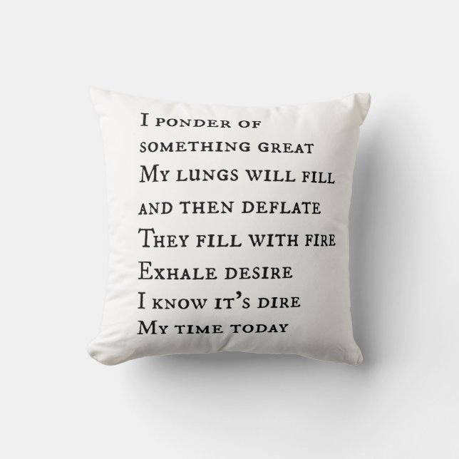 Almohada de las letras de la radio de coche por (Anverso)