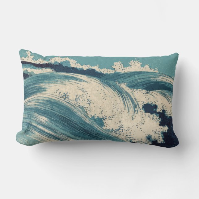 Almohada de las olas oceánicas (Anverso)