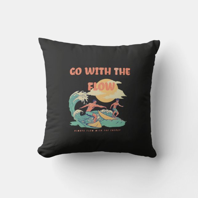Almohada de lecciones de flujo de energía en casa (Anverso)
