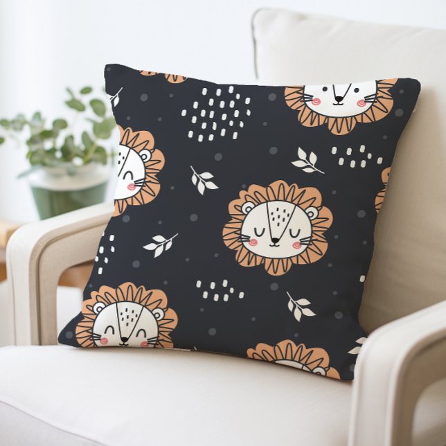 Almohada de león suave, animal decorativo infantil (Subido por el creador)
