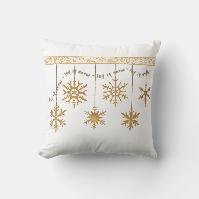 Almohada de Let It Snow (Anverso)
