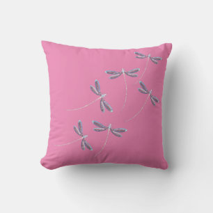 Almohada de libélulas en vuelo