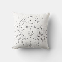 Almohada de Libro de Colorear Celestial | Cáncer Z