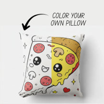 Almohada de libro de colorear Kawaii Cute