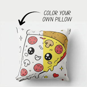 Almohada de libro de colorear Kawaii Cute