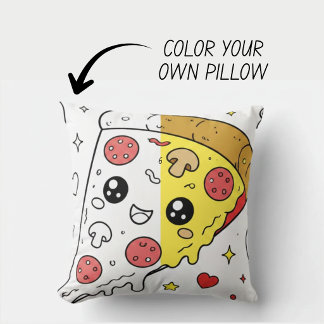 Almohada de libro de colorear Kawaii Cute
