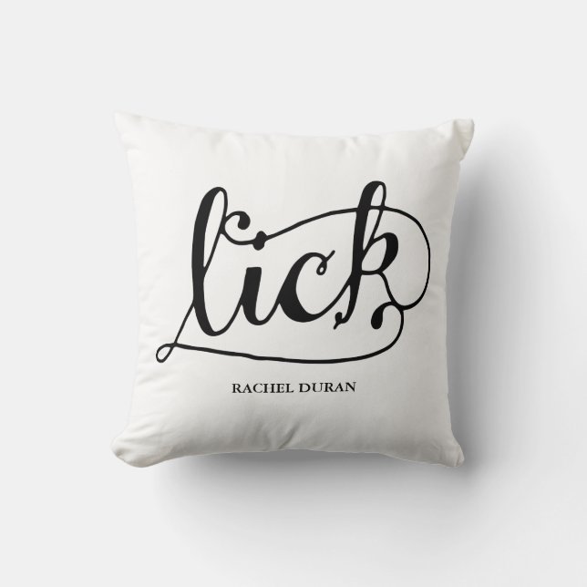 almohada de lick lick (Anverso)