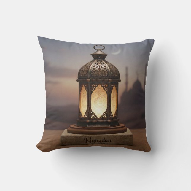 Almohada de linterna de Ramadan (Anverso)
