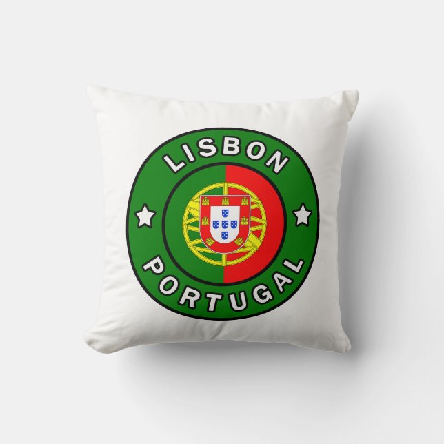 almohada de Lisboa Portugal (Anverso)