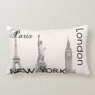 Almohada de Londres, París, Nueva York