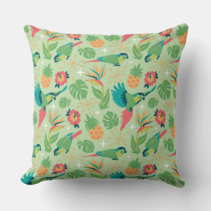 Almohada de loro Tiki