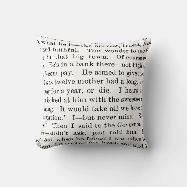 Almohada de los aficionados a los libros (Anverso)