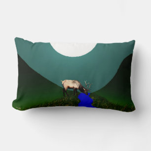 Almohada de los alces del claro de luna