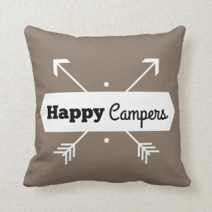 Almohada de los campistas contentos