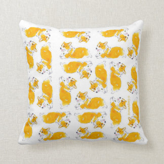 Almohada de los Corgis del vuelo