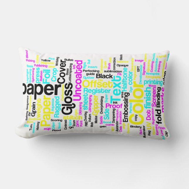Almohada de los diseñadores de CMYK (Anverso)