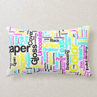 Almohada de los diseñadores de CMYK