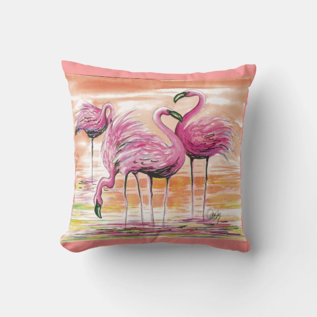 Almohada de los flamencos (Anverso)