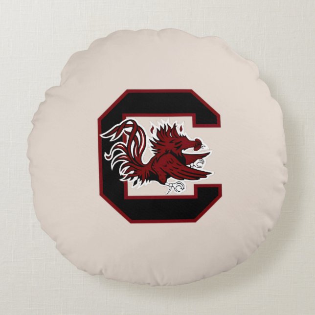 Almohada de los Gamecocks de la Universidad de Car (Anverso)