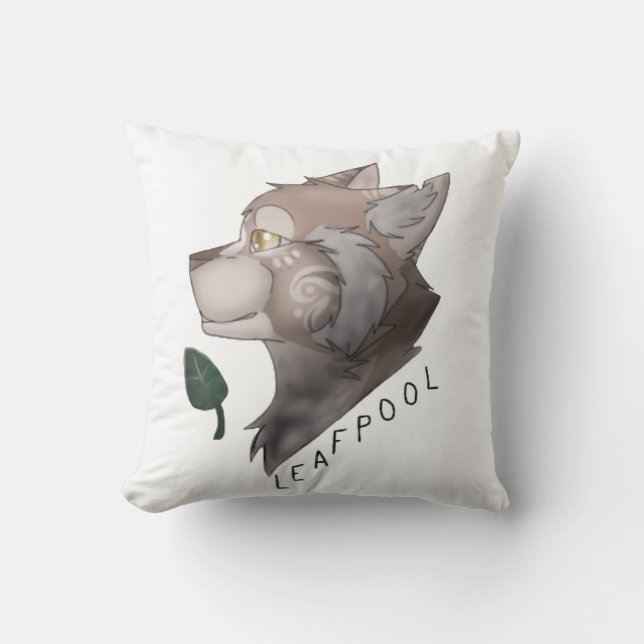 Almohada de los gatos del guerrero de Leafpool (Anverso)