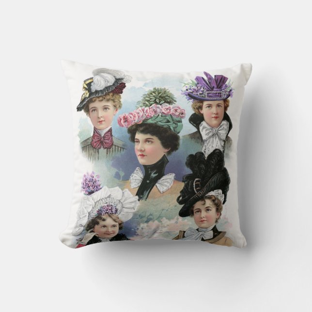 Almohada de los gorras del Victorian de la moda de (Anverso)