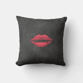 Almohada de los labios de la pizarra