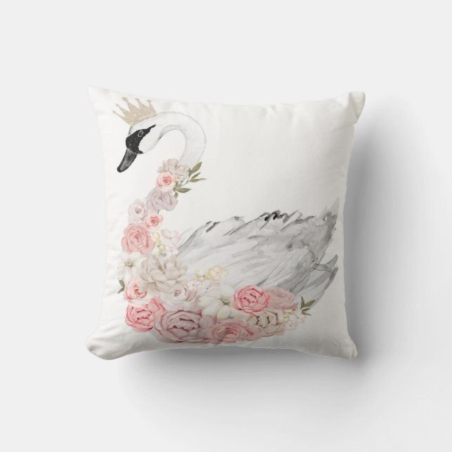 Almohada de los Peonies del chica del cuarto de (Anverso)