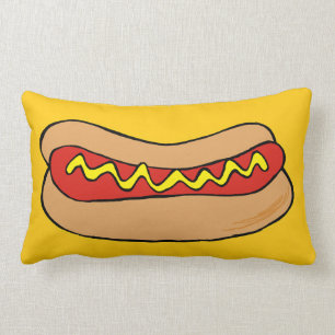 almohada de los perritos calientes