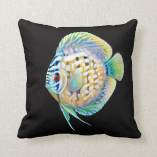 Almohada de los pescados del acuario del Cichlid