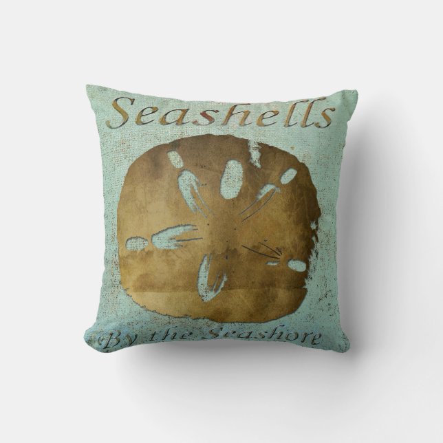 Almohada de los Seashells, Copyright Karen J (Anverso)