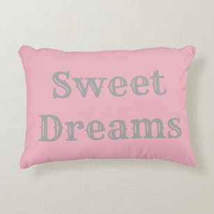 Almohada de los sueños dulces - rosa clara y gris