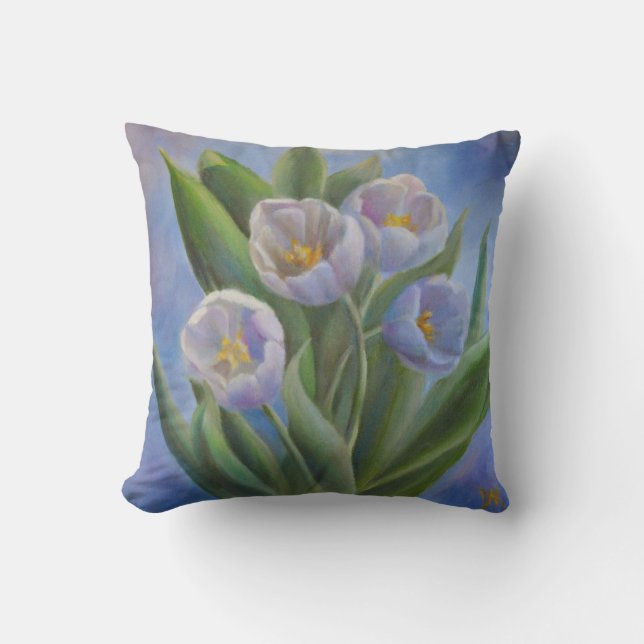 Almohada de los "tulipanes" (Anverso)