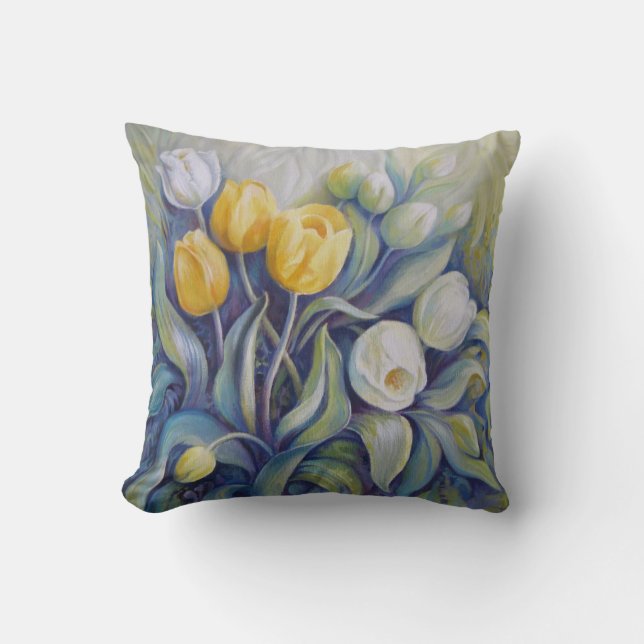 Almohada de los tulipanes (Anverso)